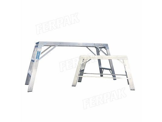 Taburete de aluminio plegable