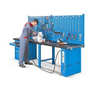 Banco de trabajo BIG598S1 portaherramientas cajones enchufes