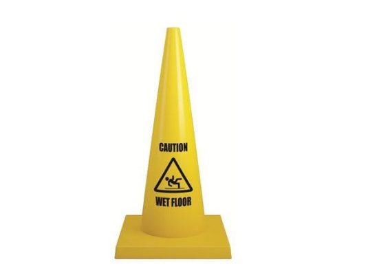 Cono amarillo de Aviso Piso Mojado wet floor CONOFLEX