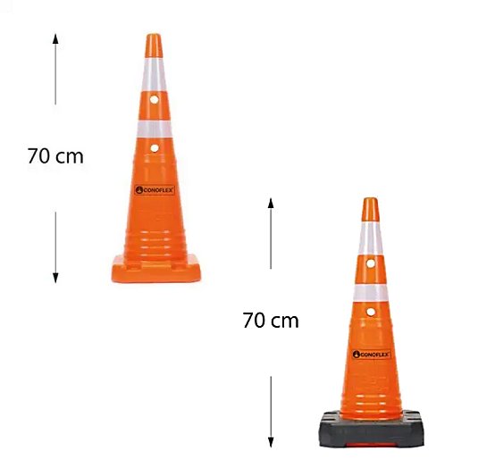 Conos viales 1570 King Cone Conoflex Semiflexible 70cm