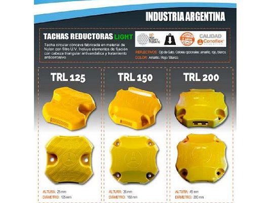 Tachas Reductoras LIGHT Viales circulares CONOFLEX