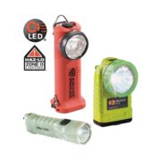 Linternas de mano LED distintos tipos bomberos rescate