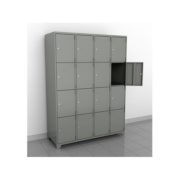 Locker metalico de 16 puertas anchas de 45 cm x 35 cm