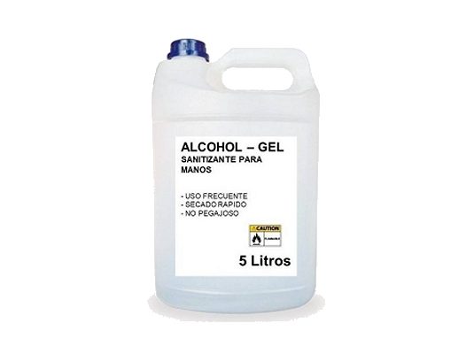 Alcohol en gel bidón 5 Lts