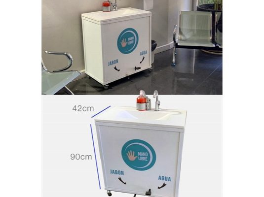 Lava manos Autónomo manos libres ANTICONTAGIO