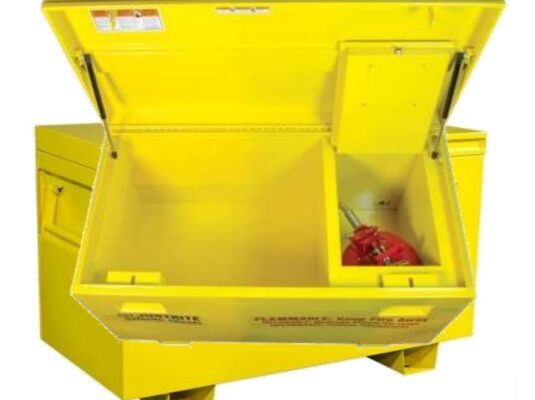 COFRE 16036 5Ga SAFESITE® IGNIFUGOS PARA LABORATORIOS JUSTRITE 5 Galones AMARILLOS PUERTA SUPERIOR