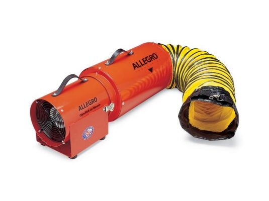 Equipos sopladores para ventilar espacios confinados