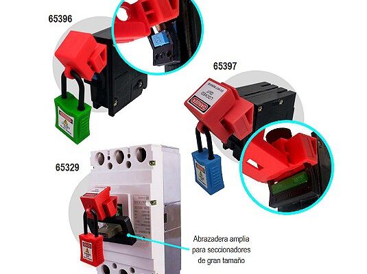 Bloqueadores para Llaves Térmicas 120v a 600v