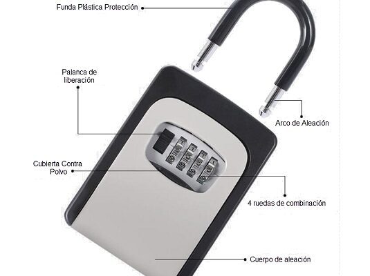 Caja de bloqueo con contraseña combinación