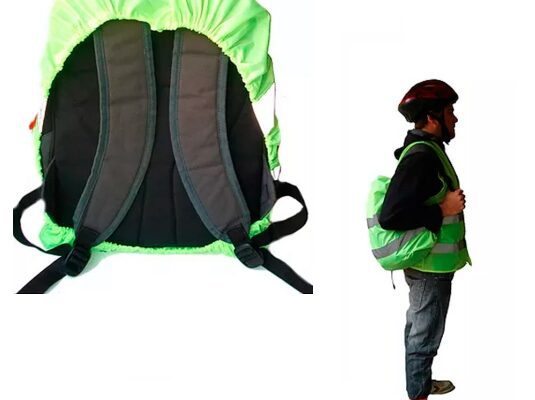 Cobertor de Mochila Alta Visibilidad