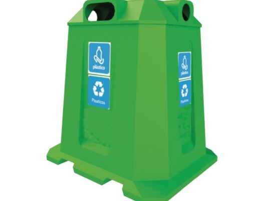 Campana de reciclado 4 bocas
