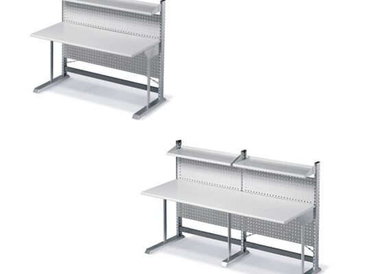 Estación de trabajo baja metálica básica