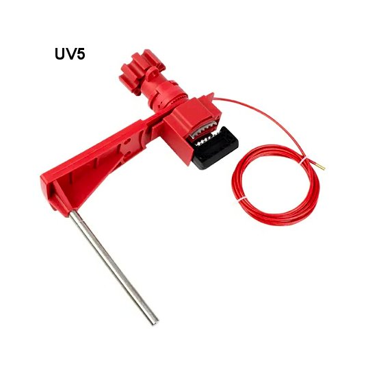 Ver Bloqueadores Valv Esf UV5 Válvulas Esféricas con brazo y cable Bloqueadores Valv Esf UV5 Válvulas Esféricas con brazo y cable