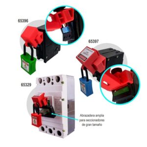 Bloqueador eléctrico para disyuntores grandes 480V – 600V
