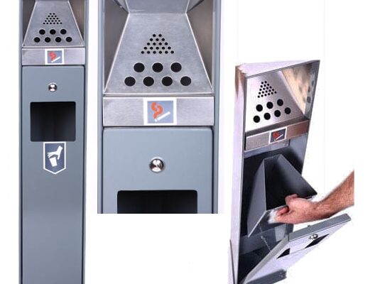 CENICERO PAPELERO METALICO