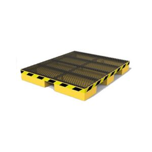 Bateas de contención 4T plásticas pallets para 4 tambores antiderrame 180 Litros