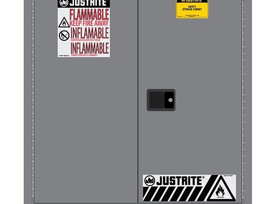 GABINETES 893303 30 Ga PM IGNIFUGOS JUSTRITE 30 Galones Grises Puerta Manual