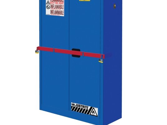 GABINETES SC29884B IGNIFUGOS JUSTRITE 45 Galones Azules Puertas Automaticas Alta seguridad