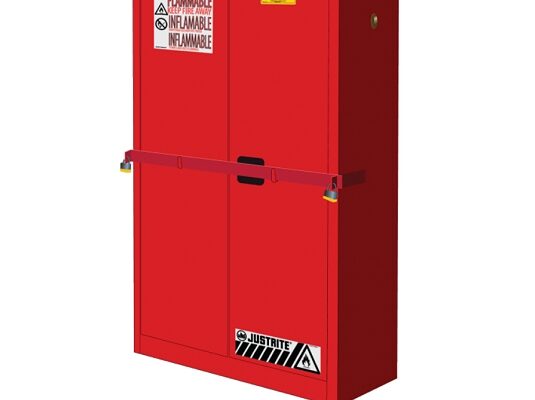 GABINETES SC29884R IGNIFUGOS JUSTRITE 45 Galones Rojos Puertas Automaticas Alta seguridad