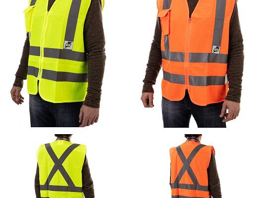 Chalecos reflectivos Clase 2 con bolsillo