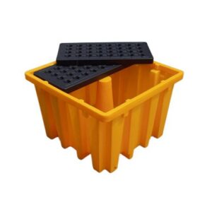 Pallets plásticos para IBC con contención antiderrame