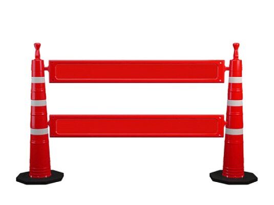 Vallas plásticas 2 barreras 2300-2B CONOFLEX portátiles