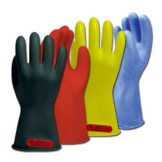 Guantes dieléctricos Clase 0 para uso hasta 1.5 kV Salisbury