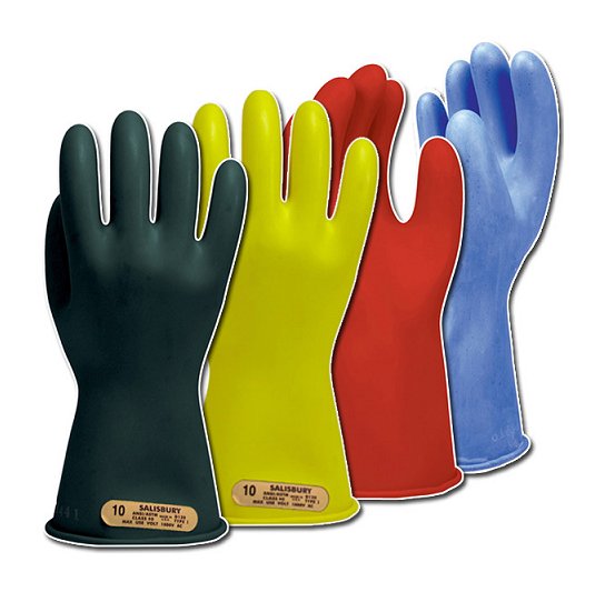 Guantes dieléctricos Clase 00 para uso hasta 0.5 kV Salisbury