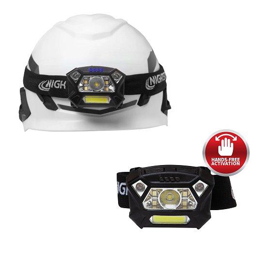 Linternas vincha 4400B detector de movimiento