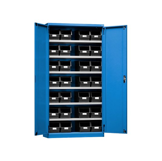 Ver Armarios metálicos 2 mt con 28 gavetas plásticas Armarios metálicos 2 mt con 28 gavetas plásticas