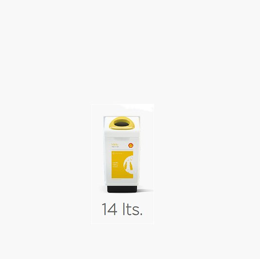 Contenedor de reciclado de 14 lts