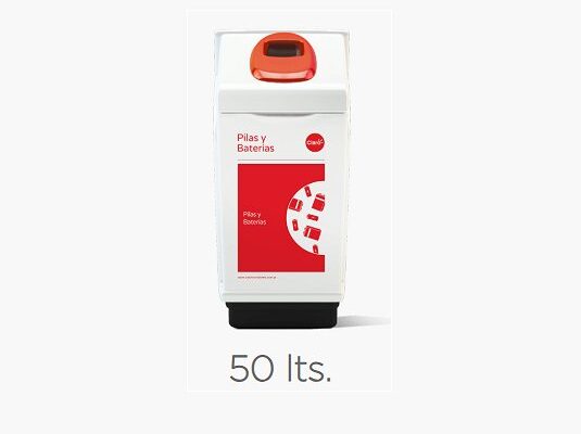 Contenedor de reciclado de 50 litros termoformado